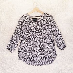 Cynthia Rowley Silk Snakeskin Print‎ Blouse